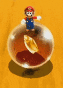 Gif animé billes mario